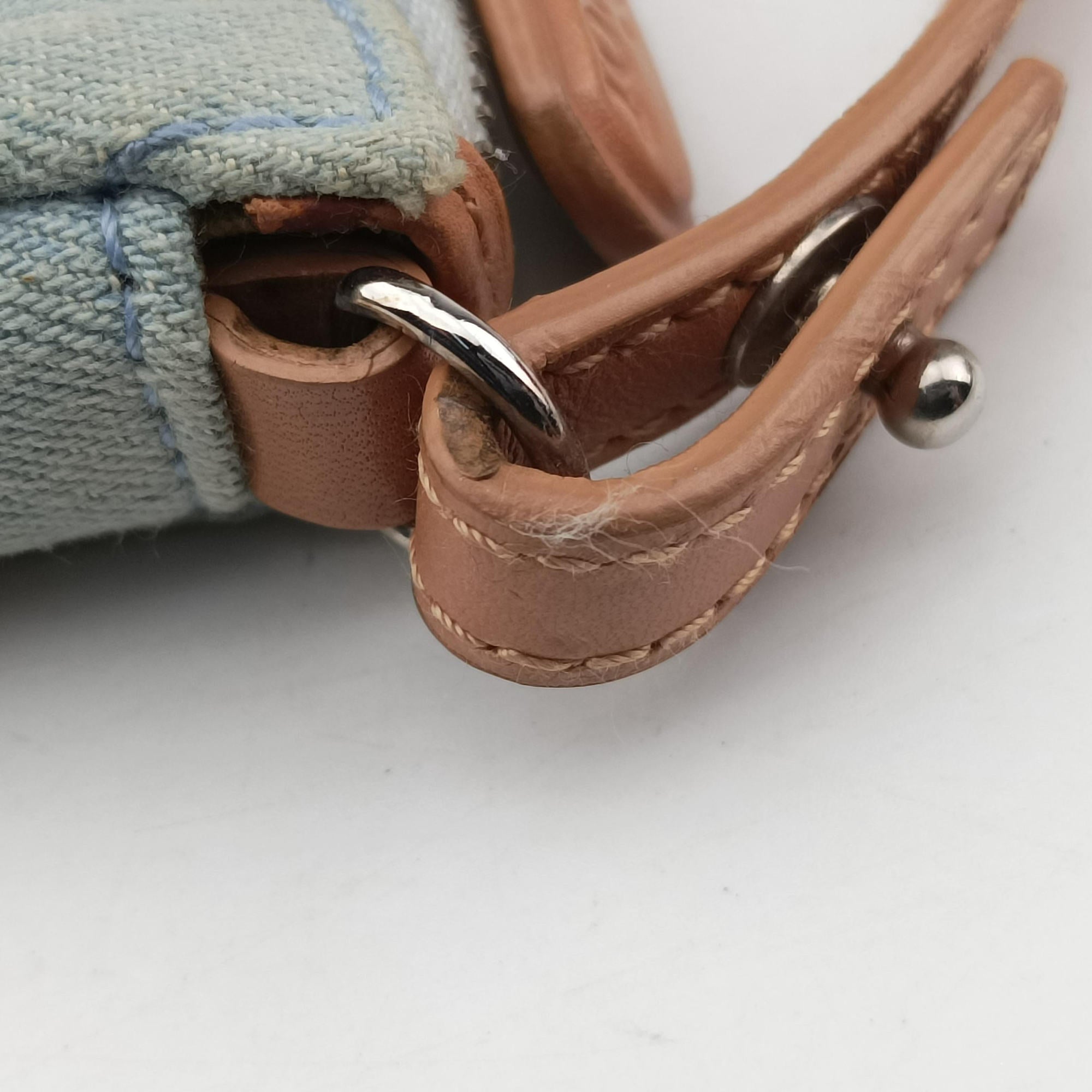 Saddle pouch Blue Denim x Leather MC 0031サドルポーチ ブルー デニム×レザー MC 0031