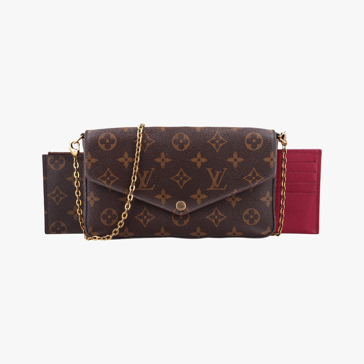 Pochette Felicie Brown Monogram Canvas M61276 CA4156ポシェット フェリシー モノグラム/ブラウン モノグラムキャンバス M61276 CA4156