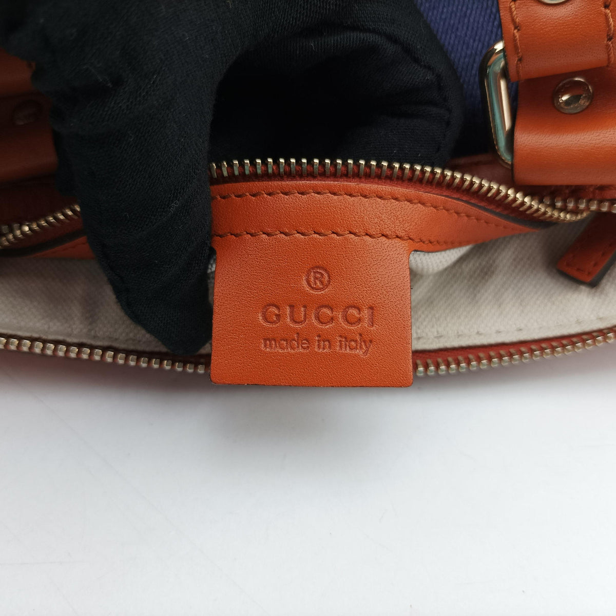 Sherry Line Beige×orange Canvas×Leather 247205 I9867108シェリーライン ベージュ×オレンジ キャンバス×レザー 247205 I9867108