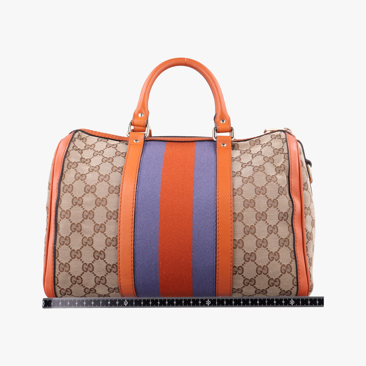 Sherry Line Beige×orange Canvas×Leather 247205 I9867108シェリーライン ベージュ×オレンジ キャンバス×レザー 247205 I9867108