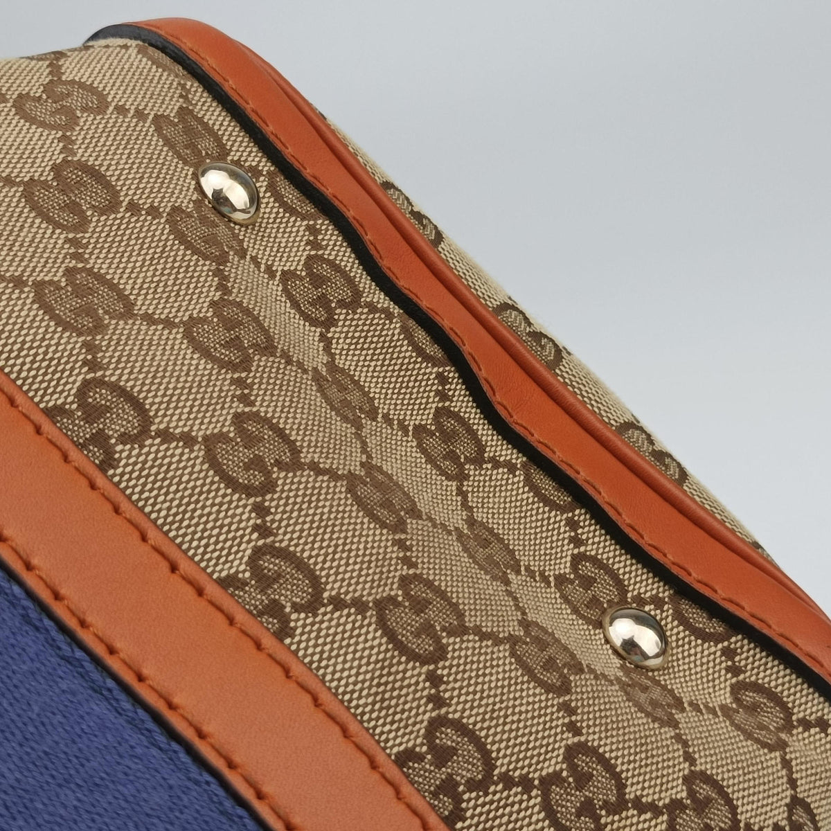 Sherry Line Beige×orange Canvas×Leather 247205 I9867108シェリーライン ベージュ×オレンジ キャンバス×レザー 247205 I9867108