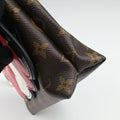 Pochette Kabuki Mask Red × Brown Monogram Canvas × Epi Leather M43527 DU4127ポシェット・カブキ マスク カブキマスクプリント / レッド × ブラウン モノグラム・キャンバス × エピ・レザー M43527 DU4127