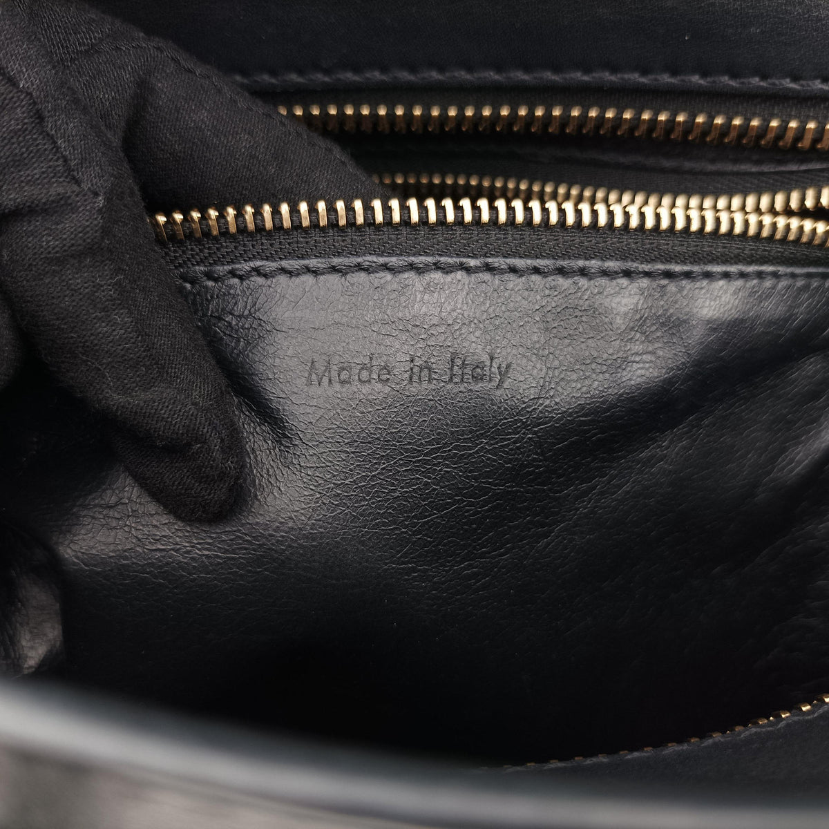 Luggage Mini Shopper Black Leather W-SN-0171 F-PA-0181ラゲージミニショッパー ブラック レザー W-SN-0171 F-PA-0181