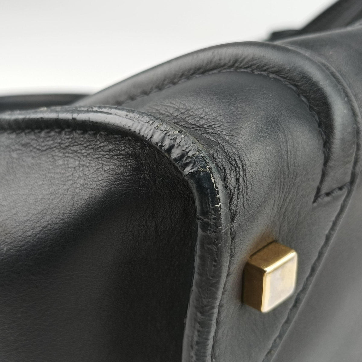 Luggage Mini Shopper Black Leather W-SN-0171 F-PA-0181ラゲージミニショッパー ブラック レザー W-SN-0171 F-PA-0181