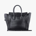 Luggage Mini Shopper Black Leather W-SN-0171 F-PA-0181ラゲージミニショッパー ブラック レザー W-SN-0171 F-PA-0181