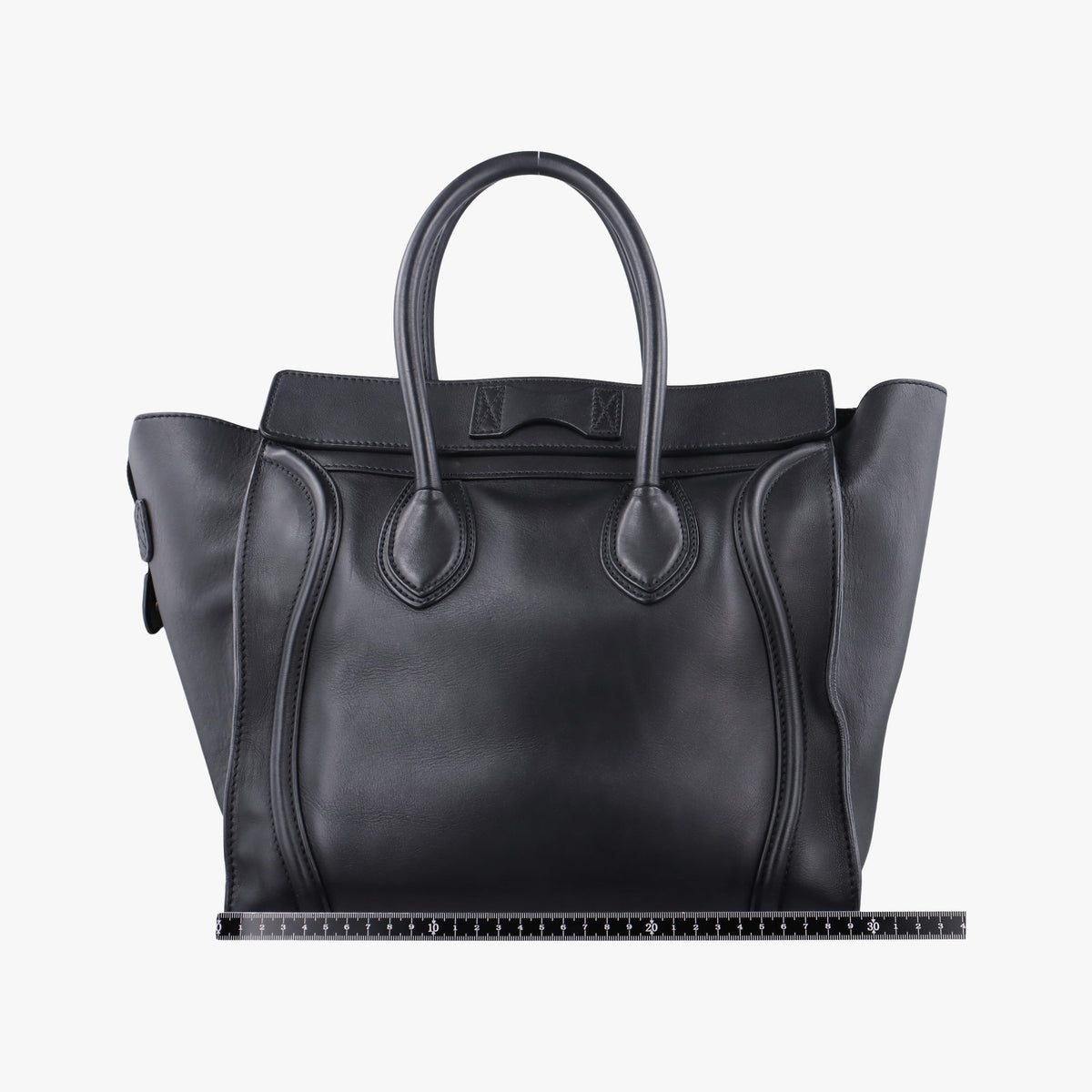 Luggage Mini Shopper Black Leather W-SN-0171 F-PA-0181ラゲージミニショッパー ブラック レザー W-SN-0171 F-PA-0181