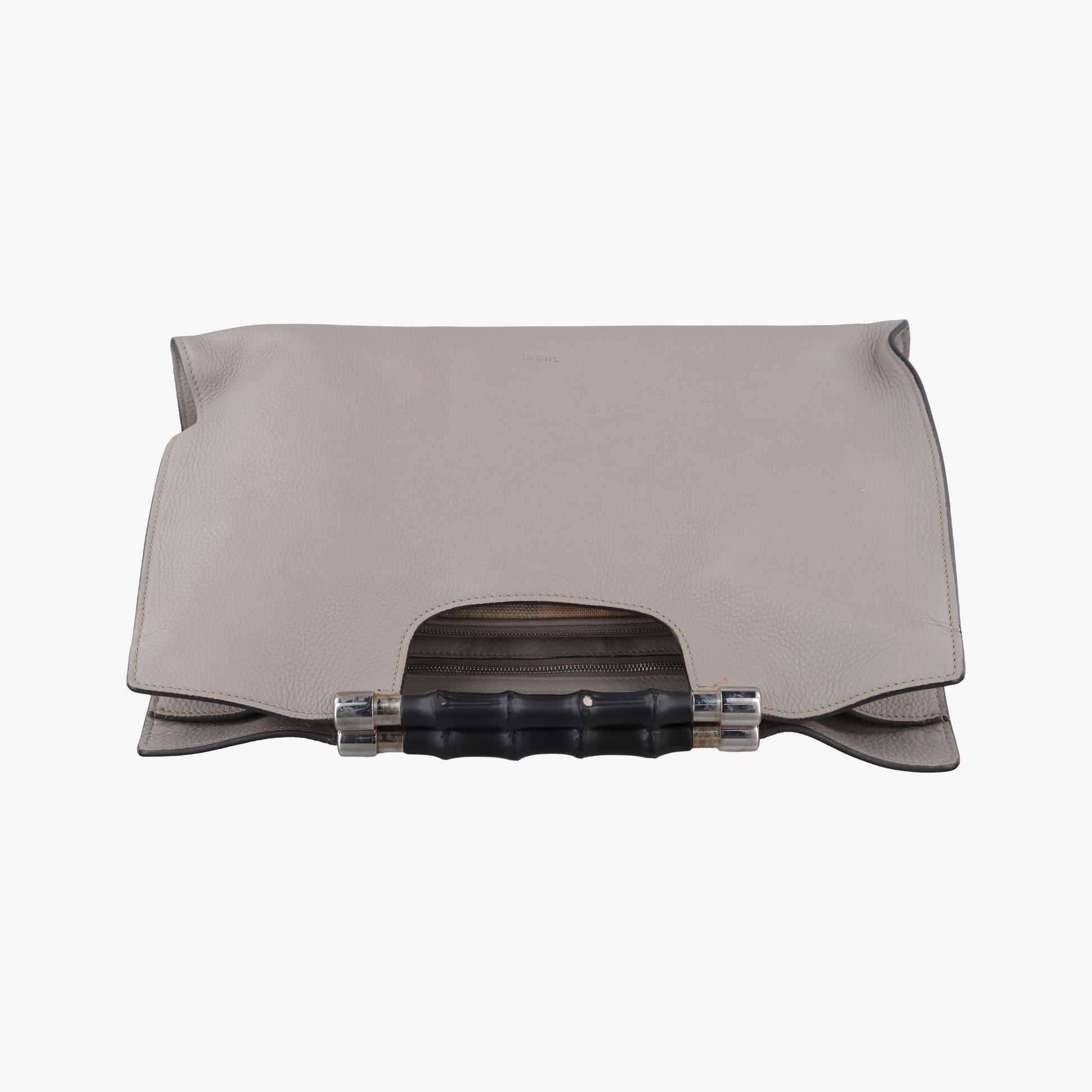 BAMBOO Grey Leather 370829 F018063830バンブー グレー レザー 370829 F018063830