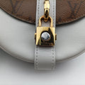 Chantilly Lock Brown x white Monogram x Leather PL0198シャンティイ ロック ブラウン×ホワイト モノグラム×レザー PL0198