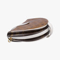 Chantilly Lock Brown x white Monogram x Leather PL0198シャンティイ ロック ブラウン×ホワイト モノグラム×レザー PL0198