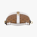 Chantilly Lock Brown x white Monogram x Leather PL0198シャンティイ ロック ブラウン×ホワイト モノグラム×レザー PL0198