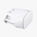 Bright Diamante Bucket White Leather 354229 I016921900ブライトディアマンテ バケット ホワイト レザー 354229 I016921900