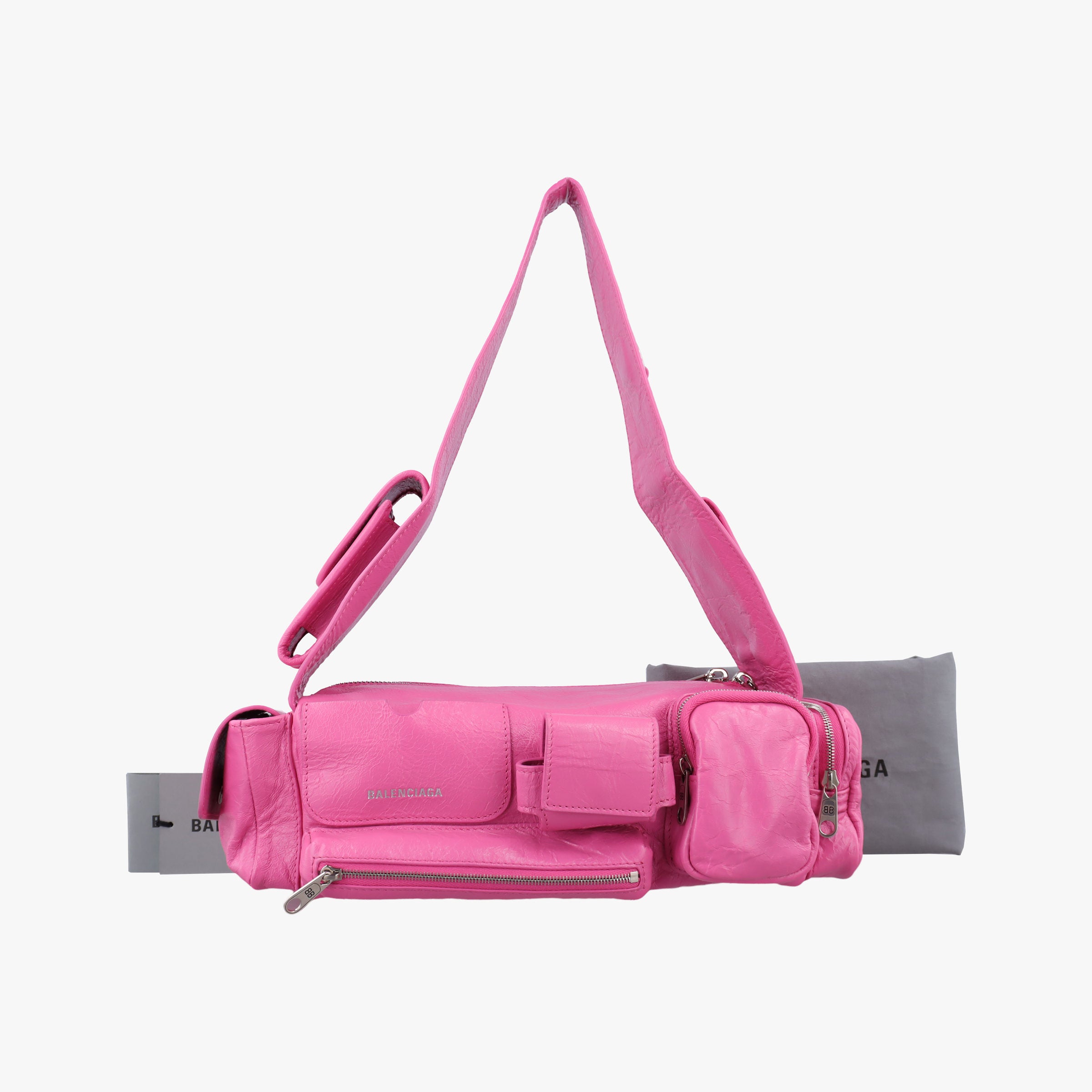 Superbusy XS Sling Bag Pink leather 762516 762516.5639.O.568008スーパービジー XS スリング バッグ ピンク レザー 762516 762516.5639.O.568008