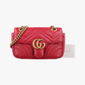 GG Marmont Red Leather 446744 C025679258GGマーモント レッド レザー 446744 C025679258