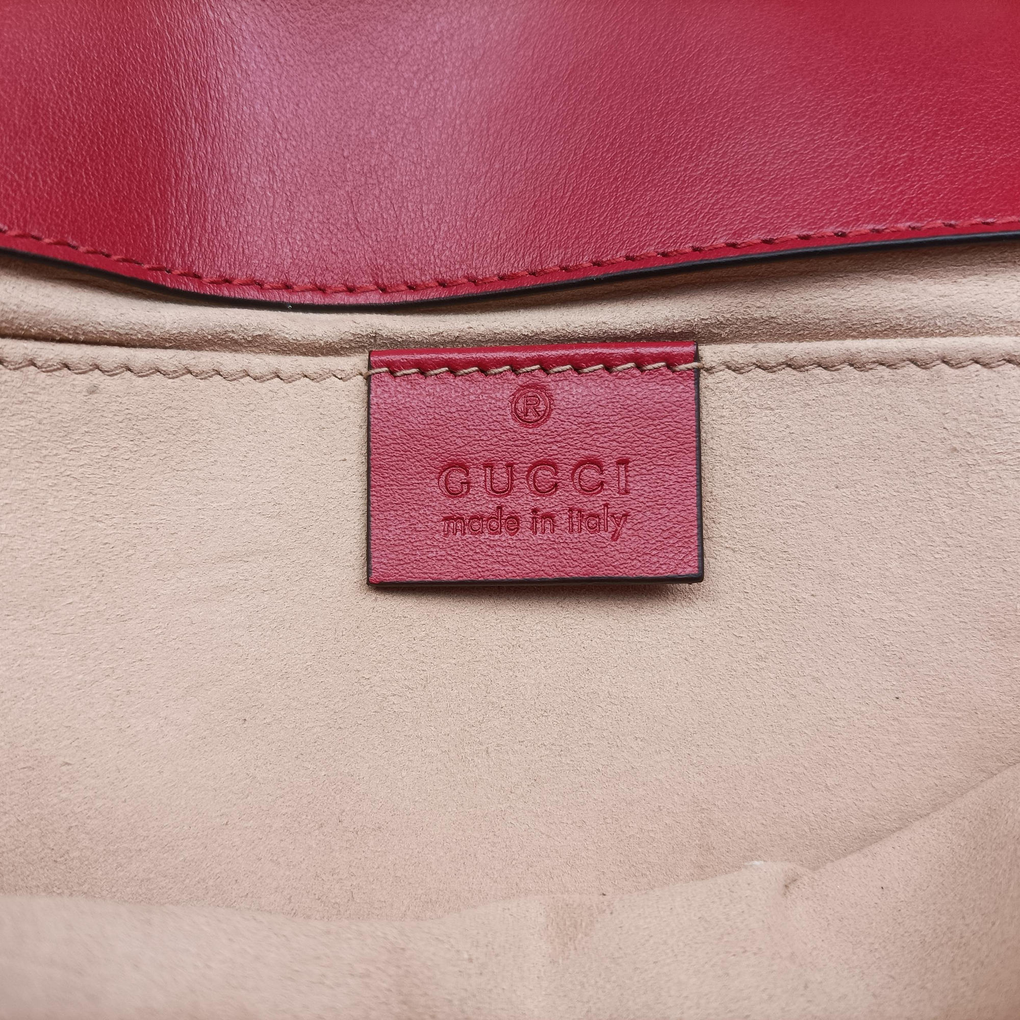GG Marmont Red Leather 446744 C025679258GGマーモント レッド レザー 446744 C025679258