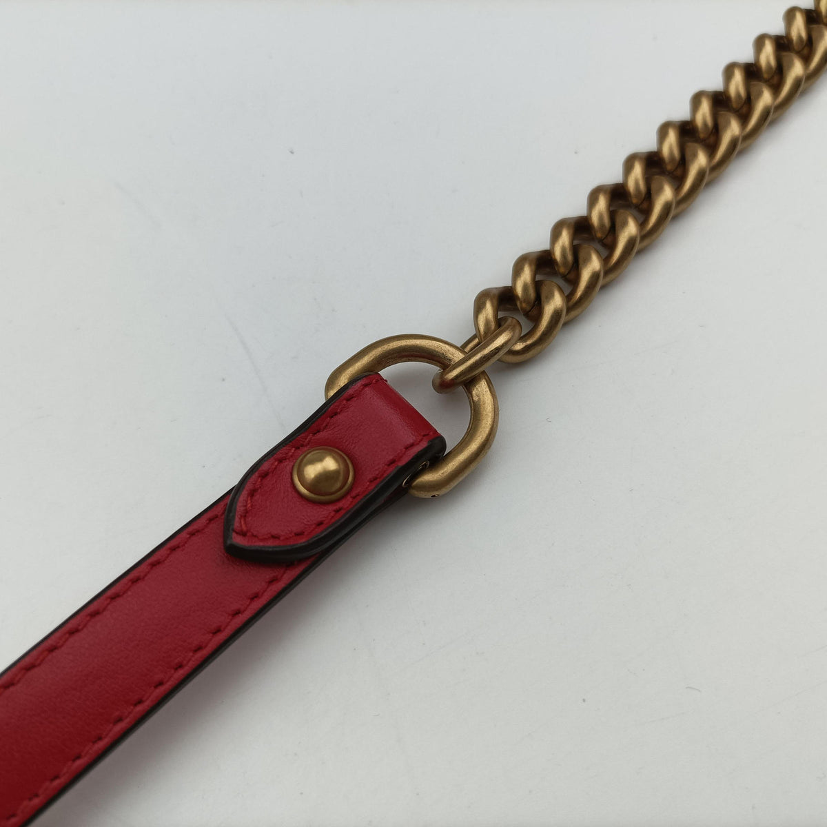 GG Marmont Red Leather 446744 C025679258GGマーモント レッド レザー 446744 C025679258