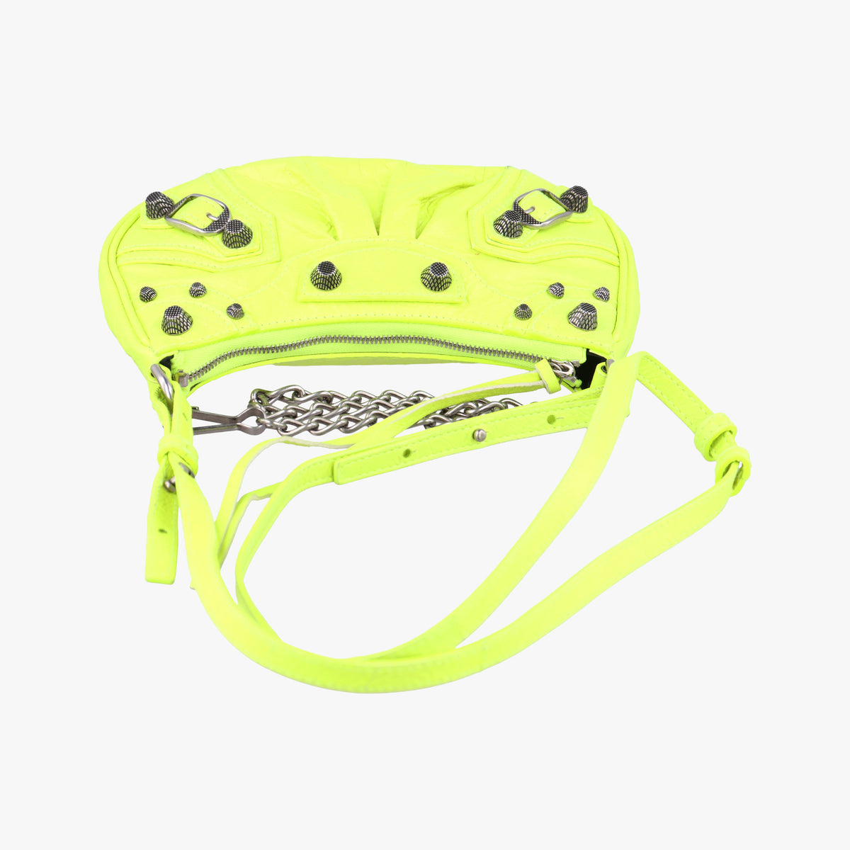 Le Cagole YellowGreen lambskin 695814.7206.R.493075ルカゴール イエローグリーン ラムスキン 695814.7206.R.493075