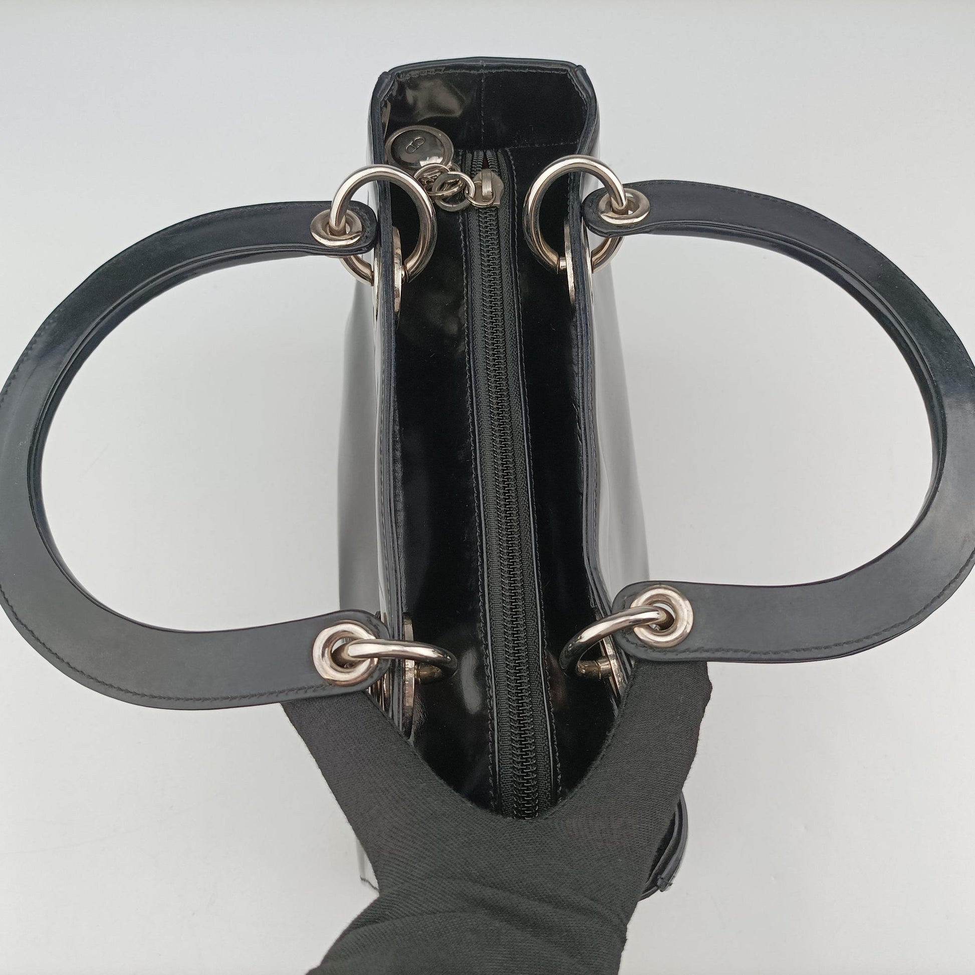 Lady Dior Black Leather レディディオール ブラック レザー 