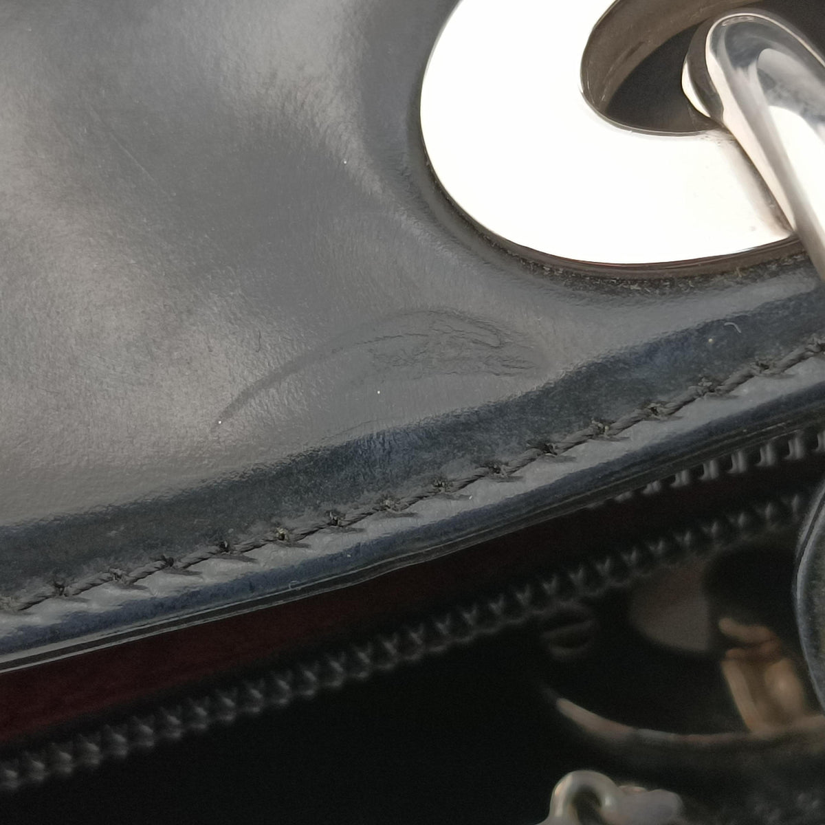 Lady Dior Black Leather レディディオール ブラック レザー 