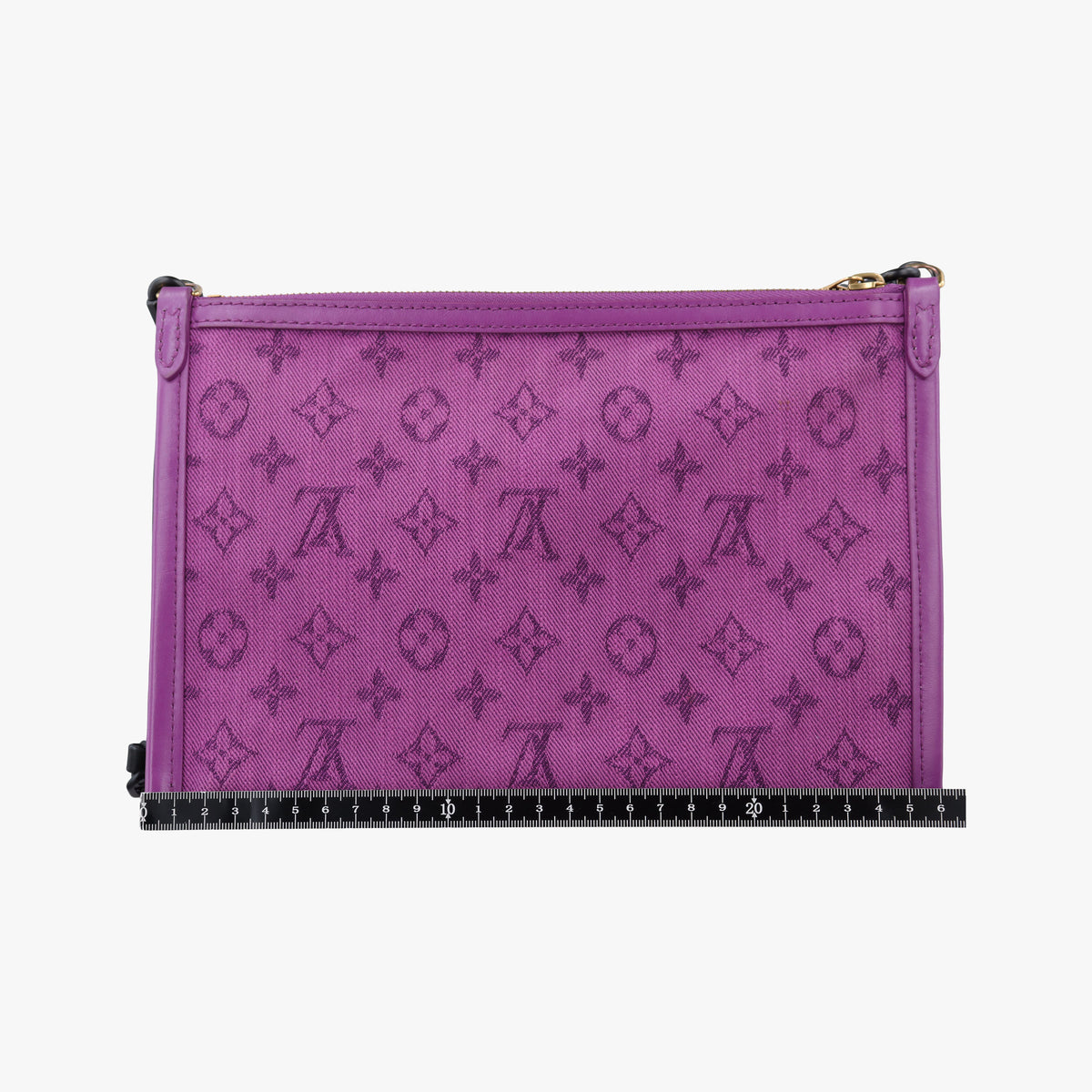 Flat Messenger purple x Brown Monogram Canvas x Denim M44641 CA1159フラットメッセンジャー パープル x ブラウン モノグラム キャンバス x デニム M44641 CA1159