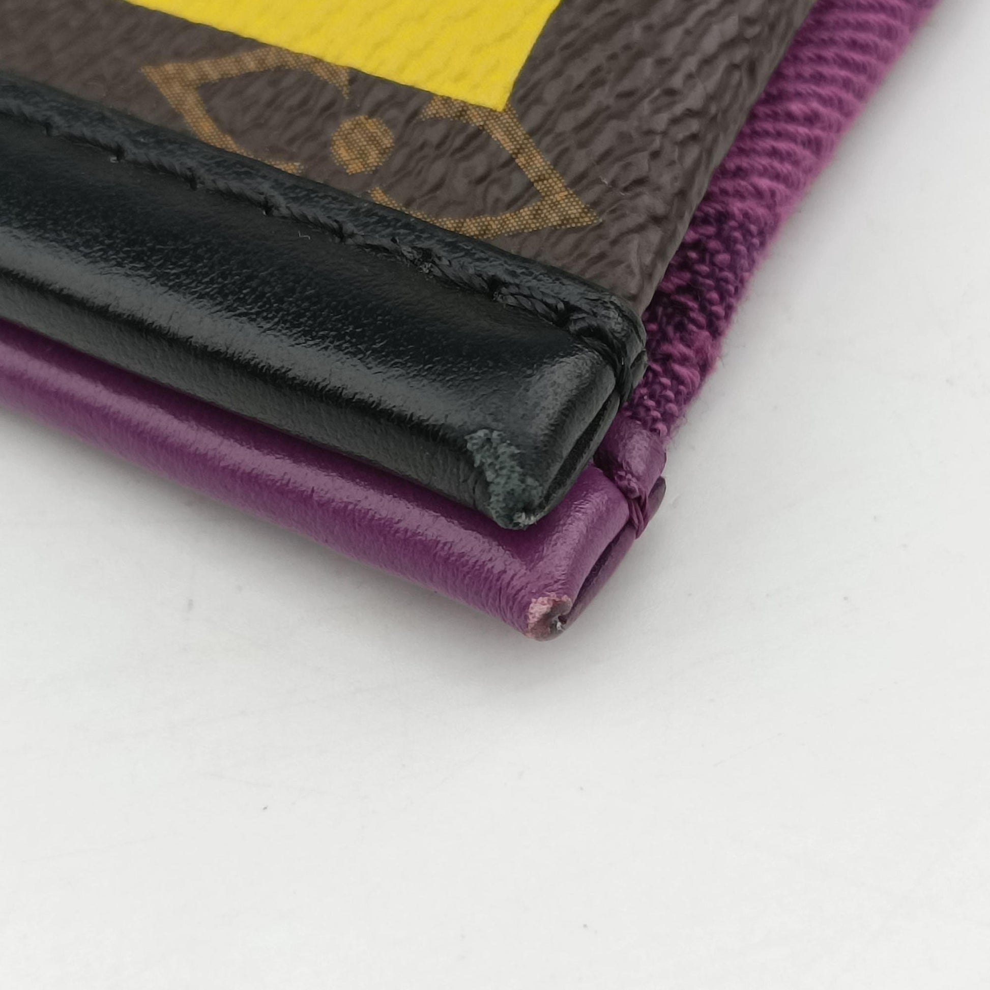 Flat Messenger purple x Brown Monogram Canvas x Denim M44641 CA1159フラットメッセンジャー パープル x ブラウン モノグラム キャンバス x デニム M44641 CA1159