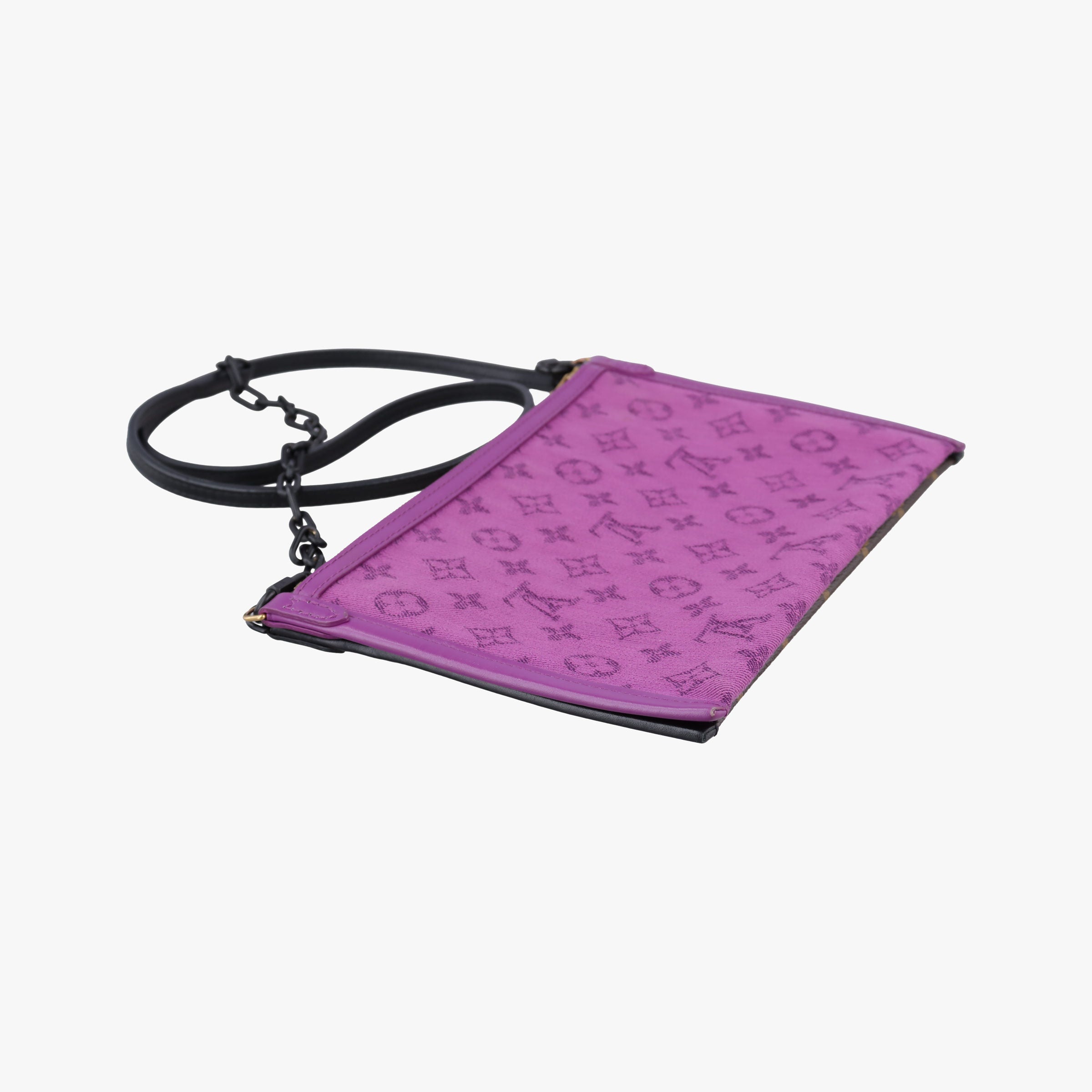 Flat Messenger purple x Brown Monogram Canvas x Denim M44641 CA1159フラットメッセンジャー パープル x ブラウン モノグラム キャンバス x デニム M44641 CA1159