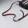 Bridle Stripe Brown×Multicolour PVC coated canvas x leather ITCORDI17CALブライドル ストライプ ブラウン×マルチカラー PVCコーティングキャンバス×レザー ITCORDI17CAL