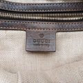 New Jackie Beige×Brown canvas×Leather 246907 F011274255ニュージャッキー ベージュ×ブラウン キャンバス×レザー 246907 F011274255