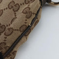 New Jackie Beige×Brown canvas×Leather 246907 F011274255ニュージャッキー ベージュ×ブラウン キャンバス×レザー 246907 F011274255