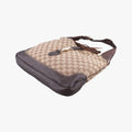 New Jackie Beige×Brown canvas×Leather 246907 F011274255ニュージャッキー ベージュ×ブラウン キャンバス×レザー 246907 F011274255