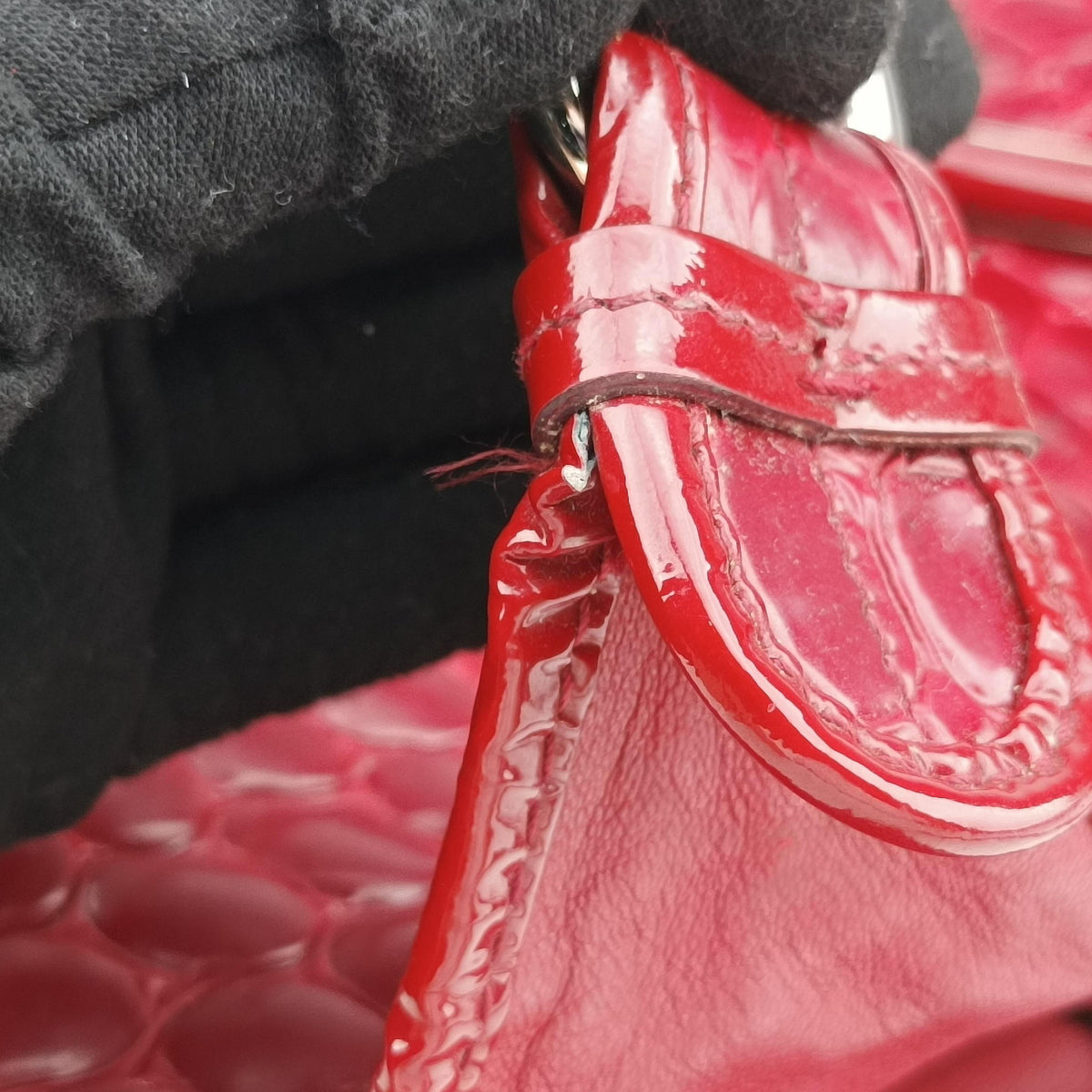Croc Red Leather 01-RU-0019クロック レッド レザー 01-RU-0019