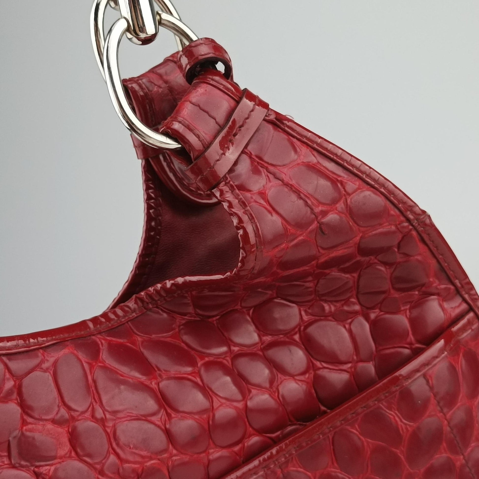 Croc Red Leather 01-RU-0019クロック レッド レザー 01-RU-0019