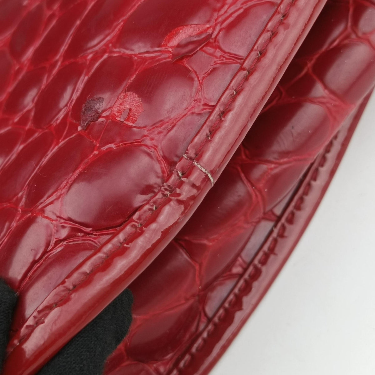 Croc Red Leather 01-RU-0019クロック レッド レザー 01-RU-0019
