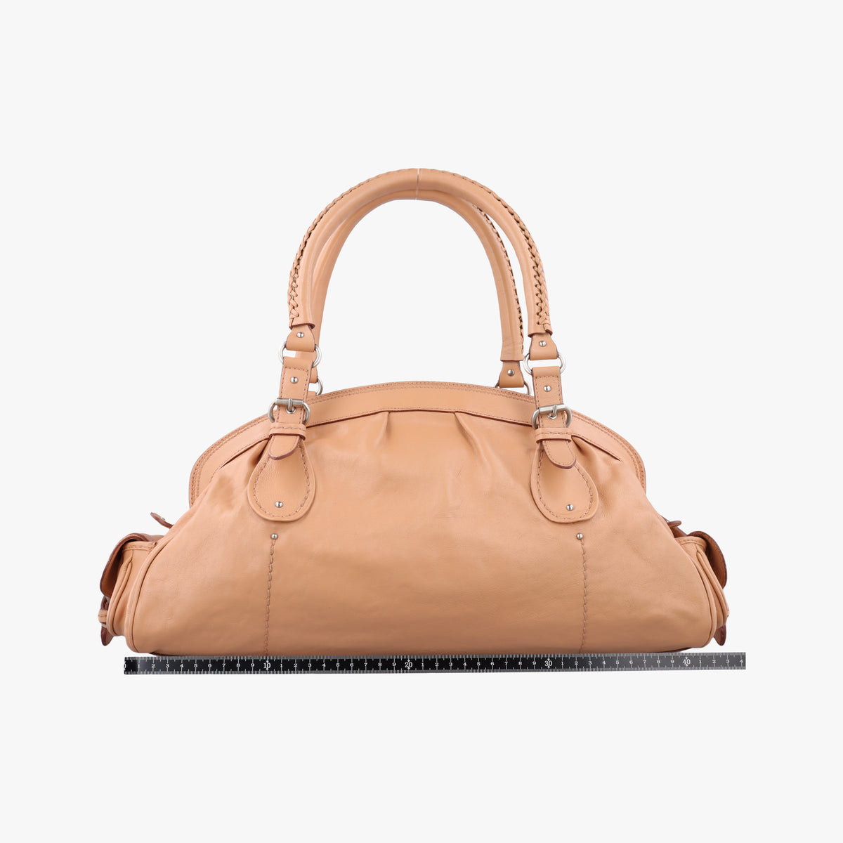 My Dior satchel beige Leather 01-RU-1016マイ ディオール サッチェル ベージュ レザー 01-RU-1016