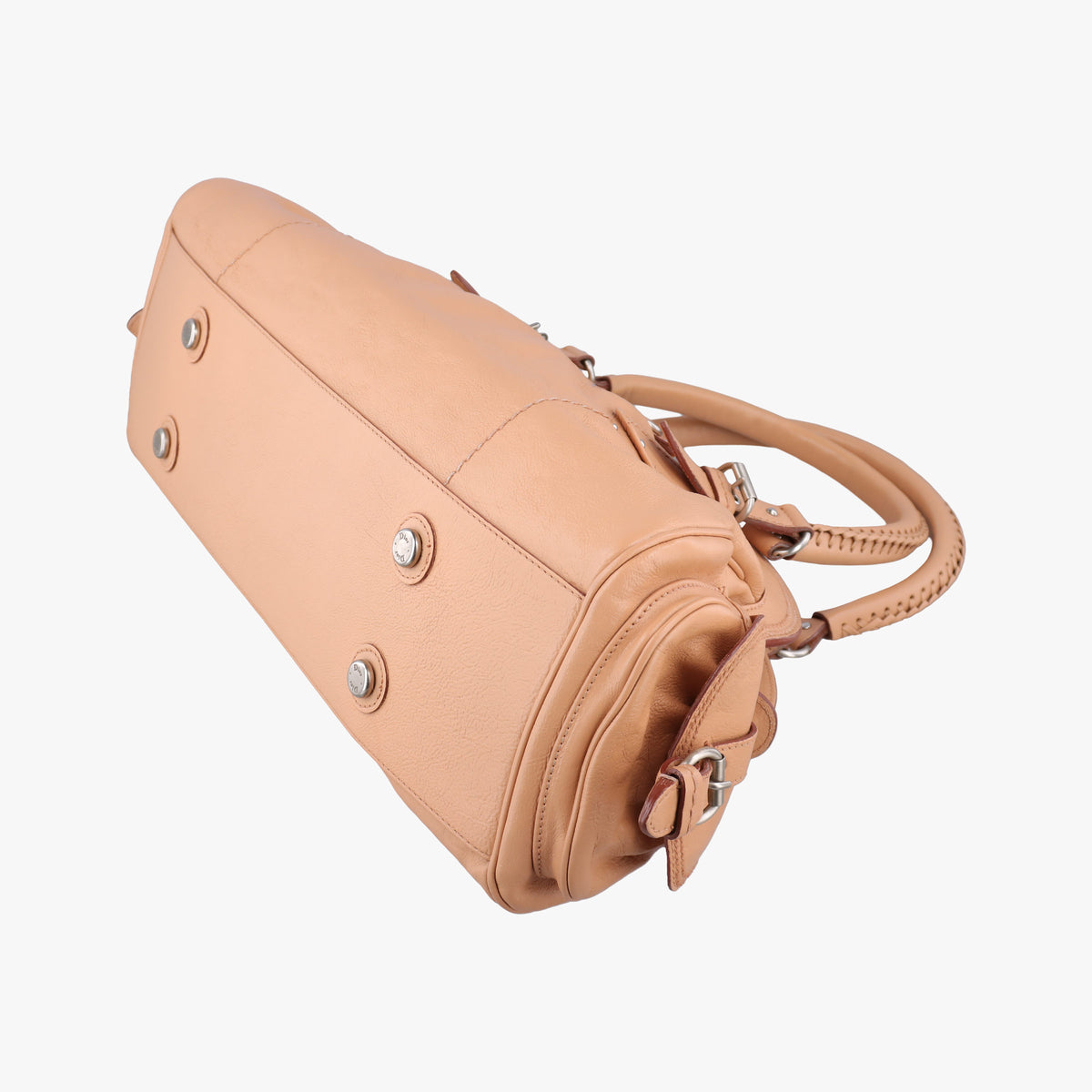 My Dior satchel beige Leather 01-RU-1016マイ ディオール サッチェル ベージュ レザー 01-RU-1016