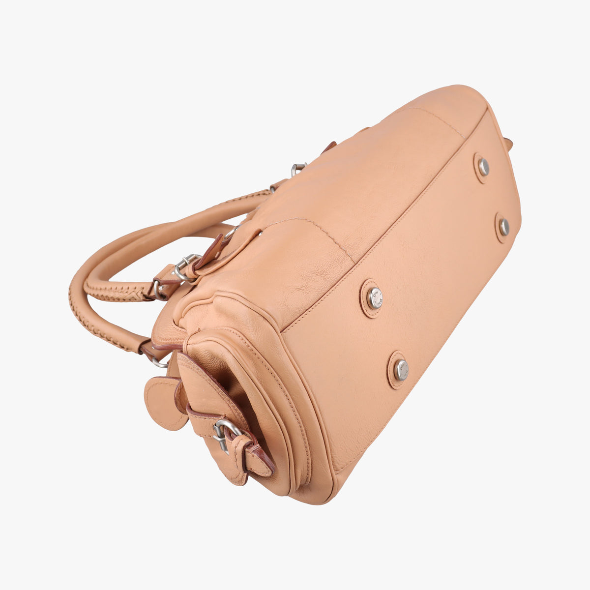 My Dior satchel beige Leather 01-RU-1016マイ ディオール サッチェル ベージュ レザー 01-RU-1016