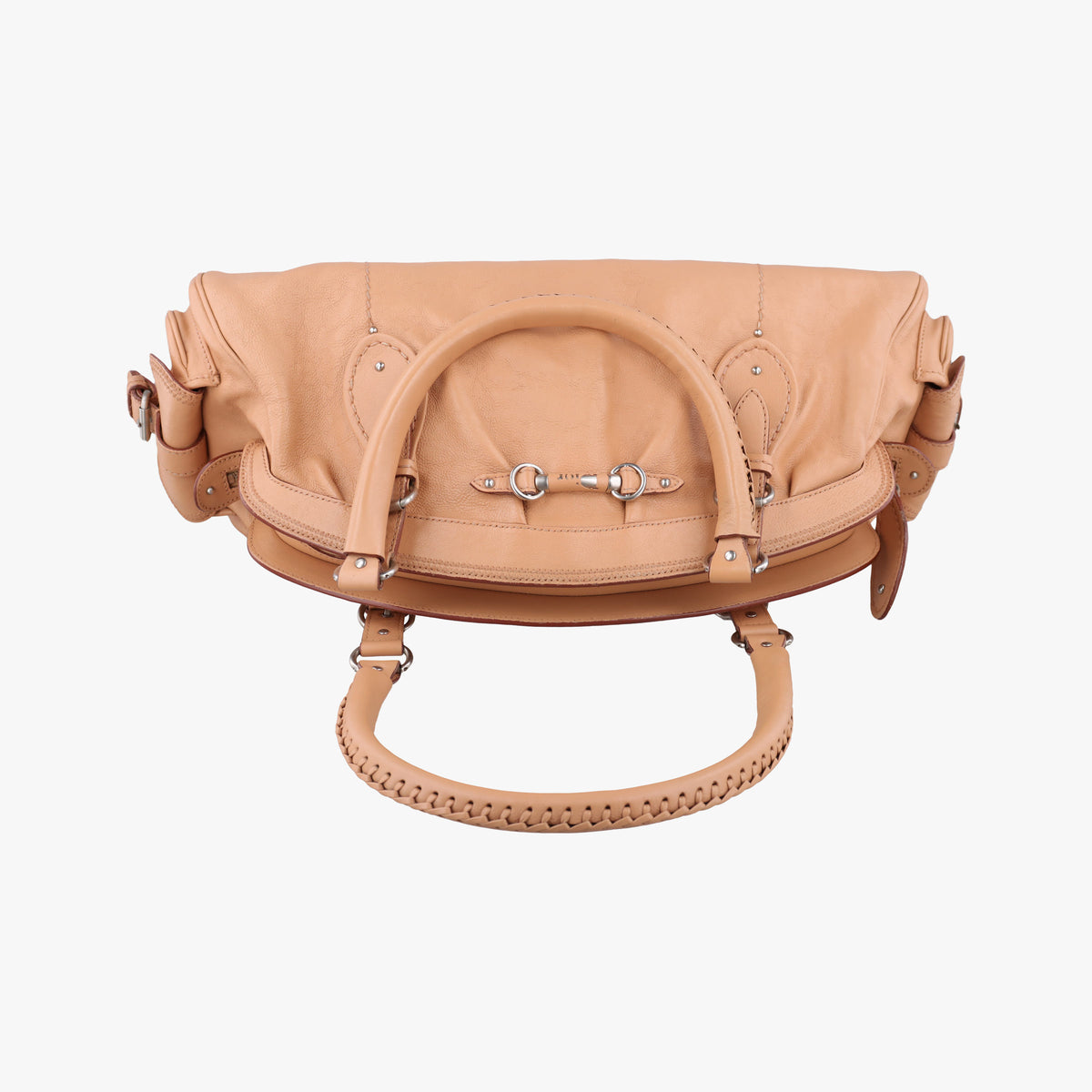 My Dior satchel beige Leather 01-RU-1016マイ ディオール サッチェル ベージュ レザー 01-RU-1016