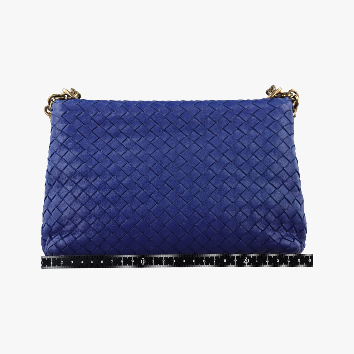 Intrecciato Olimpia Blue lambskin B07074592Nイントレチャート オリンピア ブルー ラムスキン B07074592N