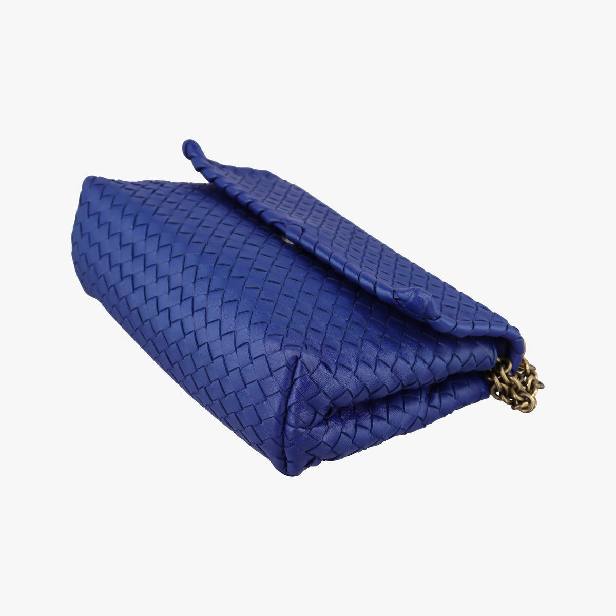 Intrecciato Olimpia Blue lambskin B07074592Nイントレチャート オリンピア ブルー ラムスキン B07074592N