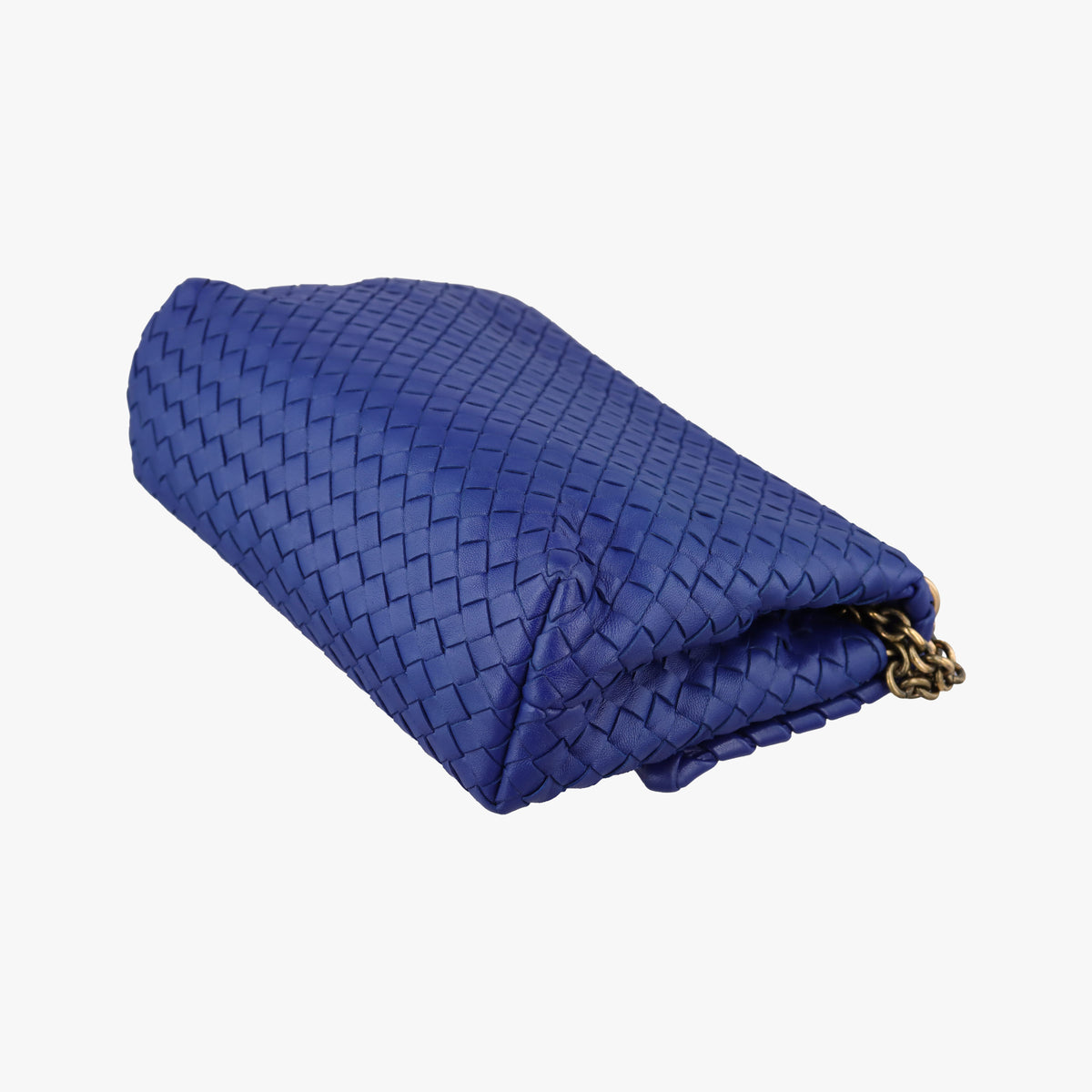 Intrecciato Olimpia Blue lambskin B07074592Nイントレチャート オリンピア ブルー ラムスキン B07074592N