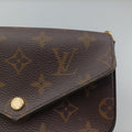 Multi Pochette FeLICIE Brown×KHAKI Monogram Canvas M80091 FH0211ミュルティ ポシェット フェリシー モノグラム/ブラウン×カーキ モノグラムキャンバス M80091 FH0211