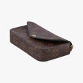 Multi Pochette FeLICIE Brown×KHAKI Monogram Canvas M80091 FH0211ミュルティ ポシェット フェリシー モノグラム/ブラウン×カーキ モノグラムキャンバス M80091 FH0211