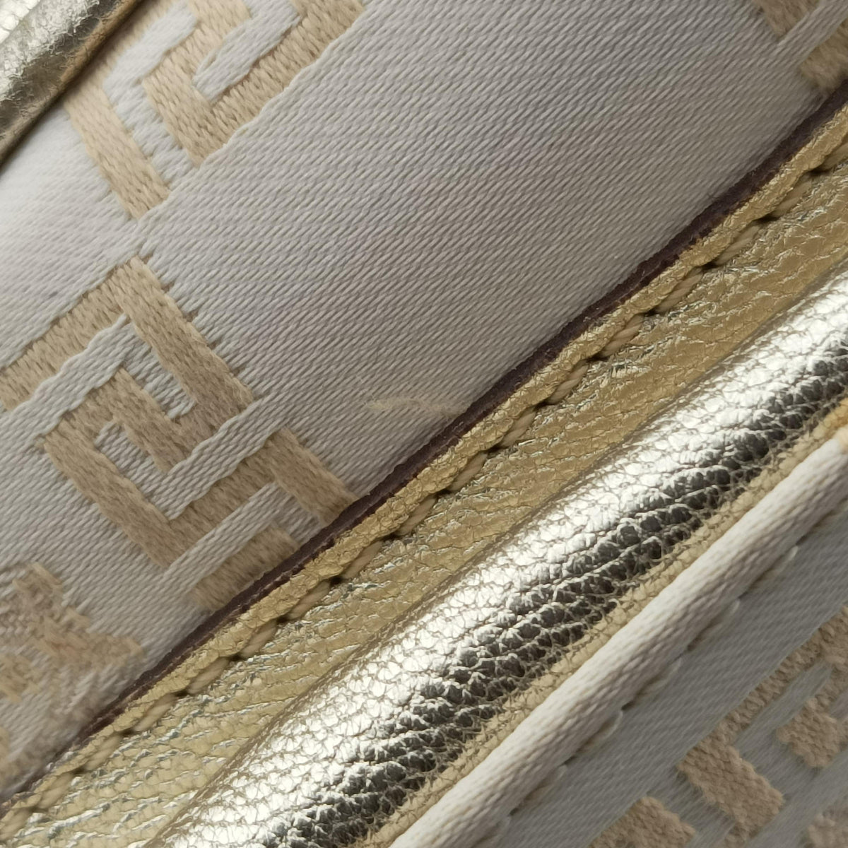 La Medusa Golden Canvas × Leather ラ メデューサ ゴールド キャンバス × レザー 