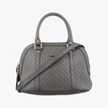 Microguccissima Grey Leather 449654 C026722077マイクログッチシマ グレー レザー 449654 C026722077