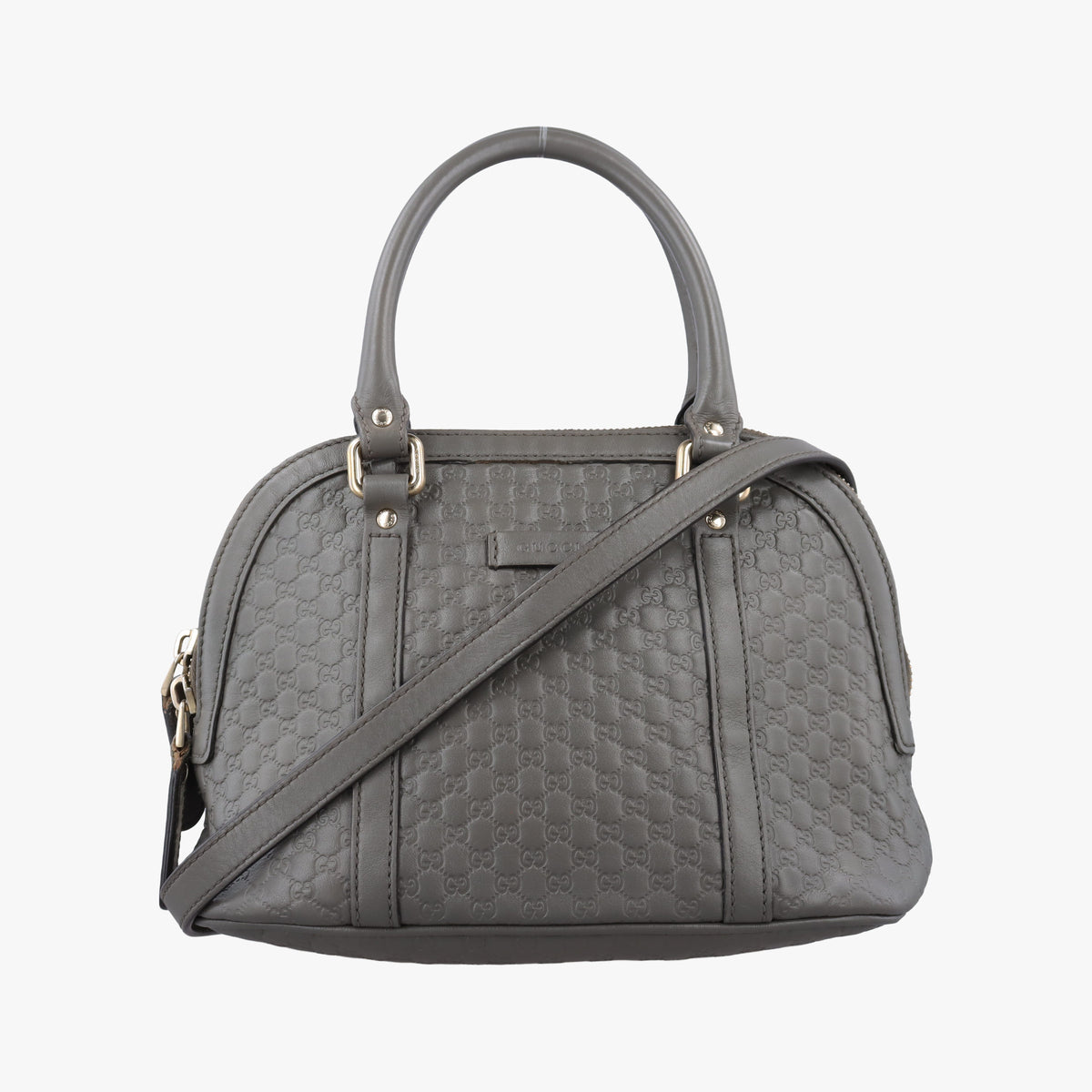 Microguccissima Grey Leather 449654 C026722077マイクログッチシマ グレー レザー 449654 C026722077