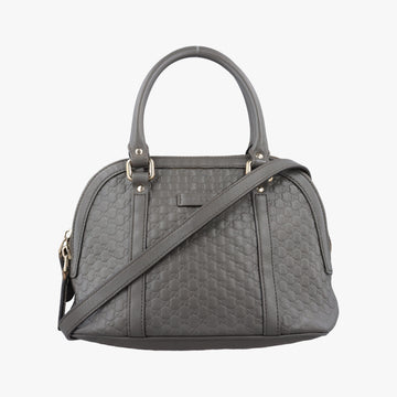 Microguccissima Grey Leather 449654 C026722077マイクログッチシマ グレー レザー 449654 C026722077