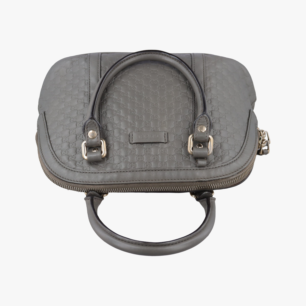 Microguccissima Grey Leather 449654 C026722077マイクログッチシマ グレー レザー 449654 C026722077