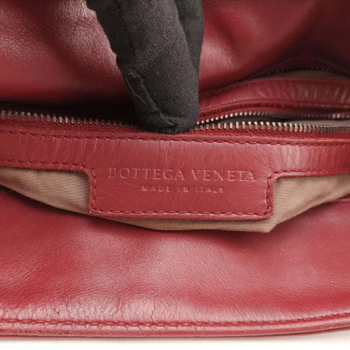 Intrecciato Red lambskin B02619355Tイントレチャート レッド ラムスキン B02619355T