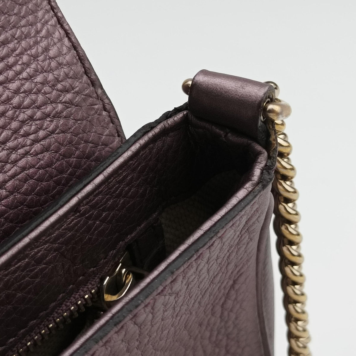 SOHO Purple Leather 336752 Lot number unknownソーホー パープル レザー 336752 製番不明