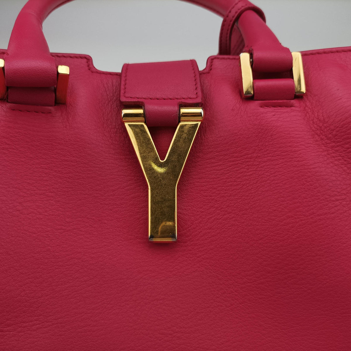 Y Ligne Petit Cabas Rose Leather 311210 311210.467891Yライン プチカバス ローズ レッド レザー 311210 311210.467891