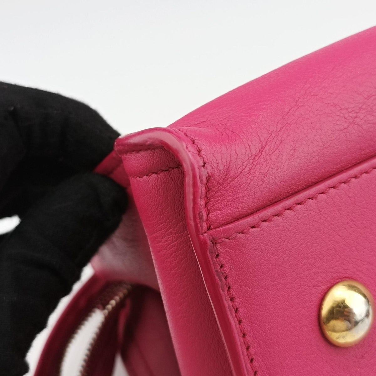 Y Ligne Petit Cabas Rose Leather 311210 311210.467891Yライン プチカバス ローズ レッド レザー 311210 311210.467891